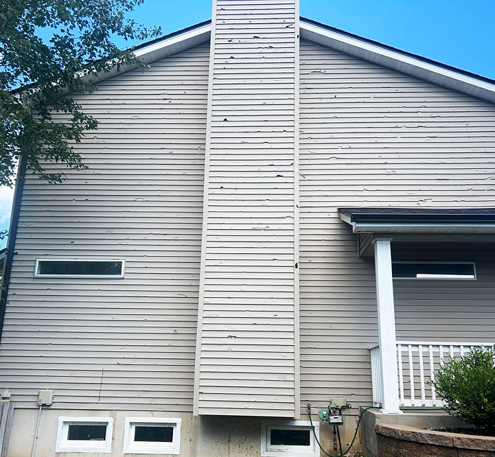 house siding storm damage